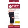 OTC Knee Stabilizer Wrap, Hinged Bars, Orthotex, Black, X-Large