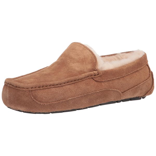 UGG Men's Ascot Slipper, Chestnut, 12