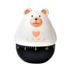 Tembear Timer, Cute Bear Timer, No Batteries Required, Small Digital Clock, Kitchen Timer, Rotatable, Bear Shape, Mechanical Timer, Kitchen Decor, Sunrise Alarm Clock, Kids Friendly, Lovely Timer