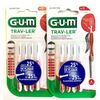 GUM Proxabrush Travler 4 Interdental Brushes Ref: 1314 0.8 mm (2)