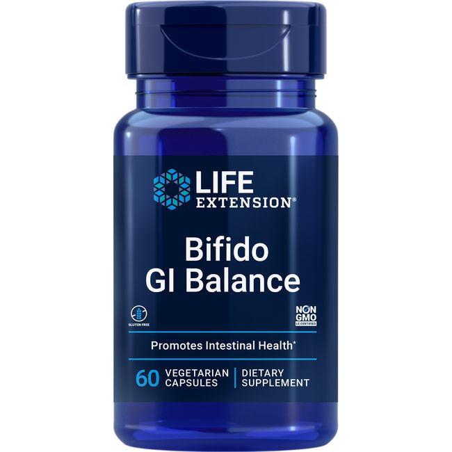 Bifido GI Balance 60caps Life Extension Bifidobacterium longum BB536 2 Billion