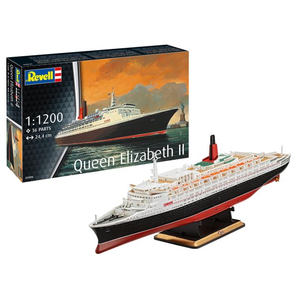 Revell 05806 24.4 cm "Queen Elizabeth 2" Model Kit