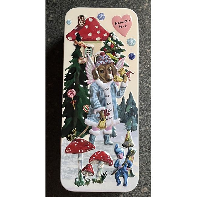 Heathcote & Ivory FOREST FOLK Hand Cream NATHALIE LETE Dog Christmas Winter Tin