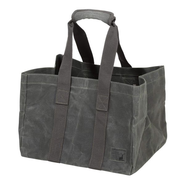 Captain Stag UL-2040 Outdoor Bag, Container Tote, Container Bag, Storage, Cotton Canvas, S, Olive