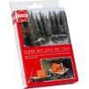 Wooden raft and tent