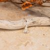 Tuscany Silver Women's Sterling Silver Flower Drop Single Hoop Earring