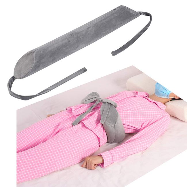 Scoliosis Waist Pillow Adjustable Belt Reduce Soreness Roll Lumbar Support  Pillow for Sleeping Night Waist Roll Pillow