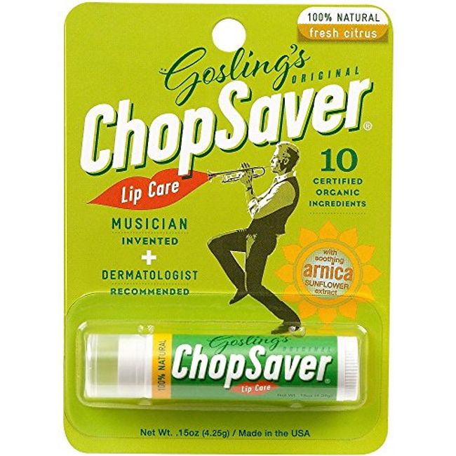 Gosling's Original ChopSaver Lip Care, All Natural Hydrating Lip Balm, 0.15  Oz (Pack of 6)