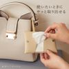 Hanging Pocket Tissue Case "Lily" (Navy x White)