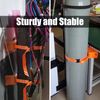 TECWAP 2PCS Propane Tank Holder, Gas Cylinder Wall Mounted Bracket, ABS Holde...