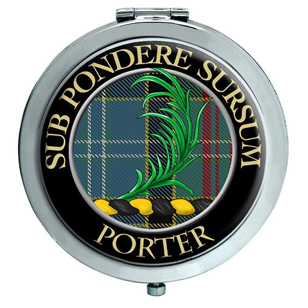 Porter Scottish Clan Compact Mirror