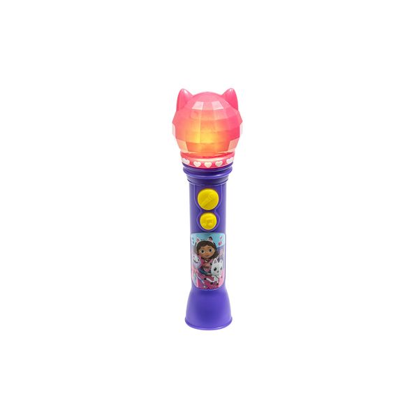 DreamWorks Gabby's Dollhouse Toy Microphone for Kids, Musical Toy for Girls with Built-in Song, Kids Microphone Designed for Ages 3 and Up