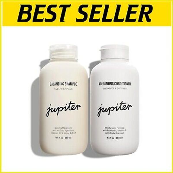 Anti-Dandruff Shampoo & Conditioner Set - Vegan, Sulfate-Free for All Hair Types