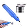 DFsucces Deburring Bar, Deburring Rotating Reamer, Aluminum/Iron/Plastic Deburring Chamfer Cutter with 10 Rotatable Blades