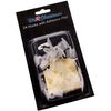 WeRChristmas Hooks, White, Pack of 24, 2 cm