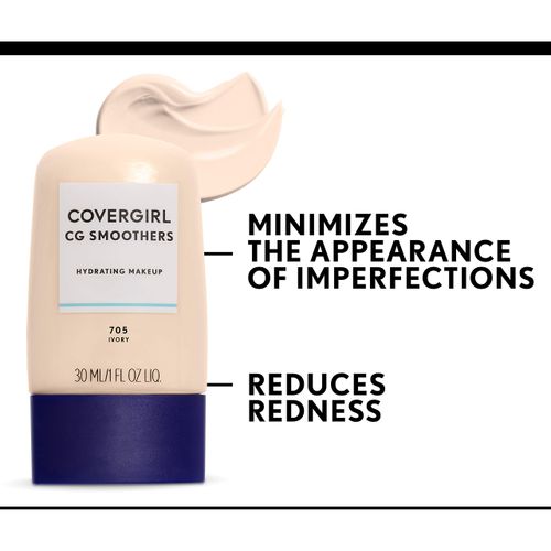 COVERGIRL Smoothers Hydrating Makeup Classic Beige, 1 oz (packaging may vary)
