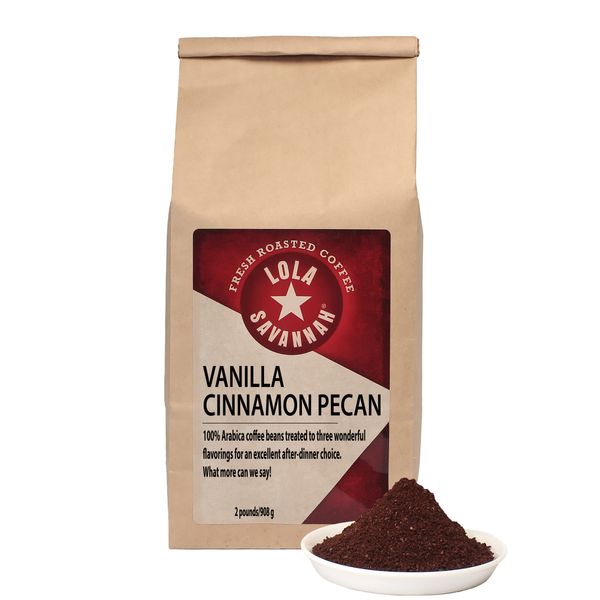 Lola Savannah Vanilla Cinnamon Pecan Ground Caffeinated Coffee, 2lb