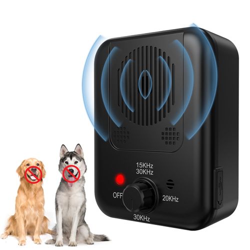 ewrazi Anti Barking Device, Rechargeable Dog Barking Control Devices Sonic Bark Deterrent Devices Ultrasonic Anti bark Device for Dogs with 3 Modes, Dog Barking Silencer Indoor Outdoor