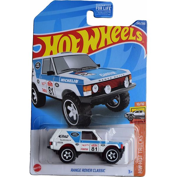 Hot Wheels Range Rover Classic, Hot Trucks 10/10, White