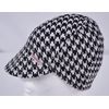Comeaux Caps Reversible Welding Cap Black and White Houndstooth Size 6 7/8