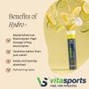 VitaSports Hydro+ Electrolytes Tablets - 20 Tablets (Lemon & Lime), Hydration & Energy