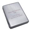 Personalised with Message, Double Sided Brushed Metal 18 Kingsize Cigarette Case