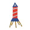 Patriotic Rocket Ship Magnet Craft Kit - Arts & Crafts - Makes 12