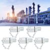 MUNEFE Hydraulic Test Adapter, Hydraulic Pressure Test Coupling Kit, Testing Coupling Adapter for Pressure Measuring (NPT1/4)