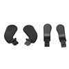 Controller Paddles, Stainless Steel, 4PCS, Replacement, for Elite Series 2 Model 1797 (Black)