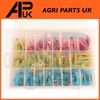 360pc Electrical Wire Heat Shrink Terminals Connectors & Colour Tubing Assorted