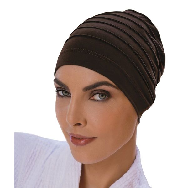 Yoga Cap Black, Exercise Cap, Hair Turban, Head Cover Chemo Hair Loss, Cotton