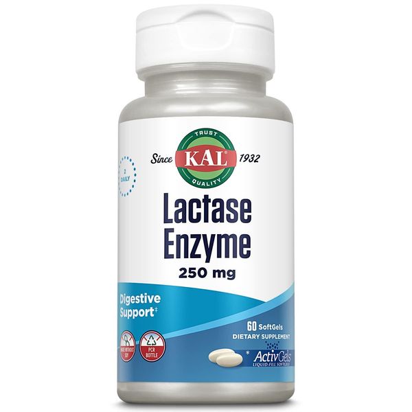 Lactase Enzyme Supplement 60 Softgels for Lactose Digestion Support