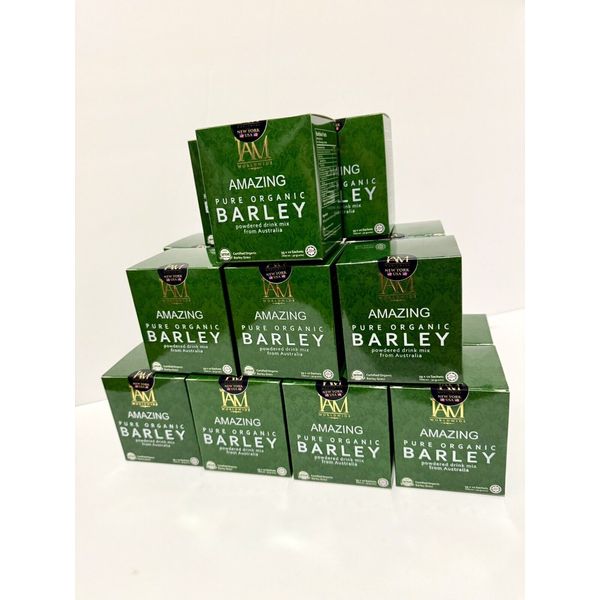 IAM Worldwide Amazing Pure Organic  Barley 10 Sachets/Box