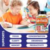 Brain Booster Supplement For Kids Teens, Omega-Support Memory, Focus, Calm, Mood