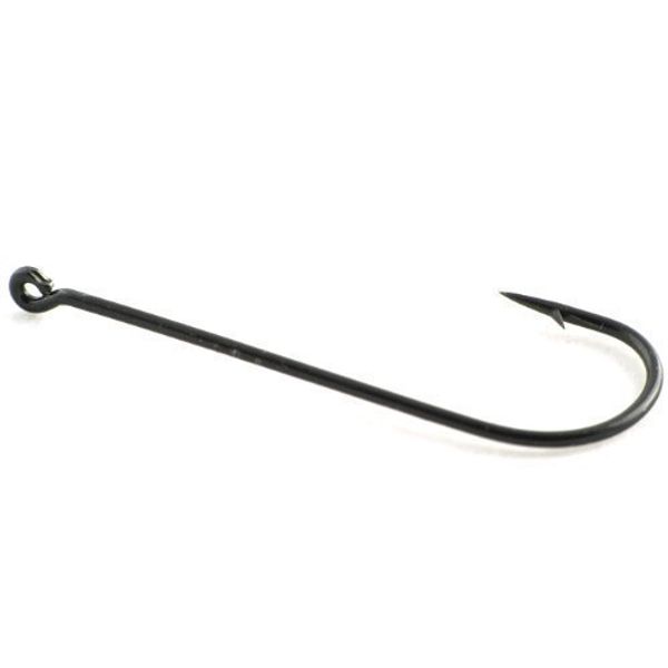 Phoxinus Aberdeen Sea Fishing Hooks, Black, 50 Pack, Size 6/0