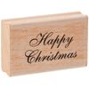 Art Stamps Scripted Christmas Inca Stamp, Black, 25 x 46 mm