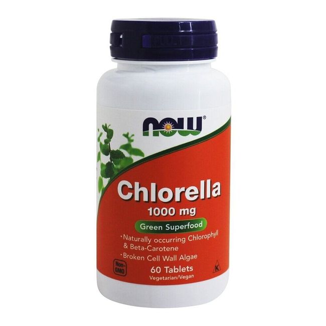 NOW Foods Chlorella 1000 mg., 60 Tablets