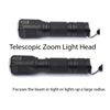 Compact LED Bicycle headlight Bike flashlight Battery, Charger, Mount, Gift Case