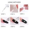 5 Pieces Nail Glue Quick Nail Tip Glue Extra-Strong Nail Glue False Nail Adhesive Quick Dry Super Strong Nail Tip (5PCS Nail Glue)
