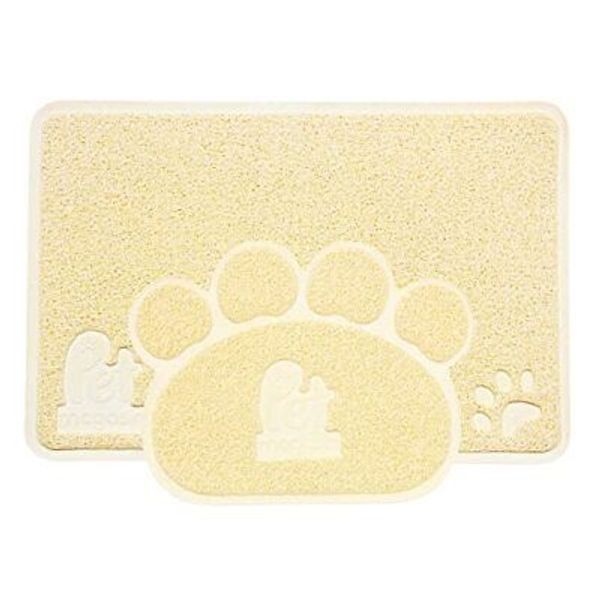 PET MAGASIN Cat Litter Mat 2-Mat Set - Soft and Durable Pet Litter Mats for C...