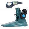 Micrometer Stand, Rubber Pad Alloy Steel Micro Meter Holder for Working