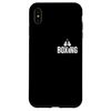 iPhone XS Max Boxing Gloves and Punching Bag Minimalist Case