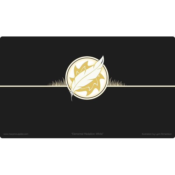 MAX PRO 1 Playmat ICONIC ELEMENTAL WHITE Plains SUN Symbol for MTG Mana