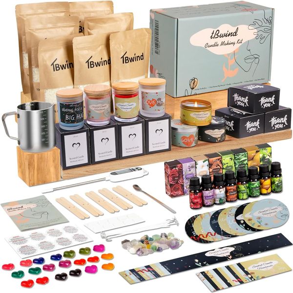 Candle Making Kit DIY Starter Candle Craft Tools Soy Candle Making Supplies