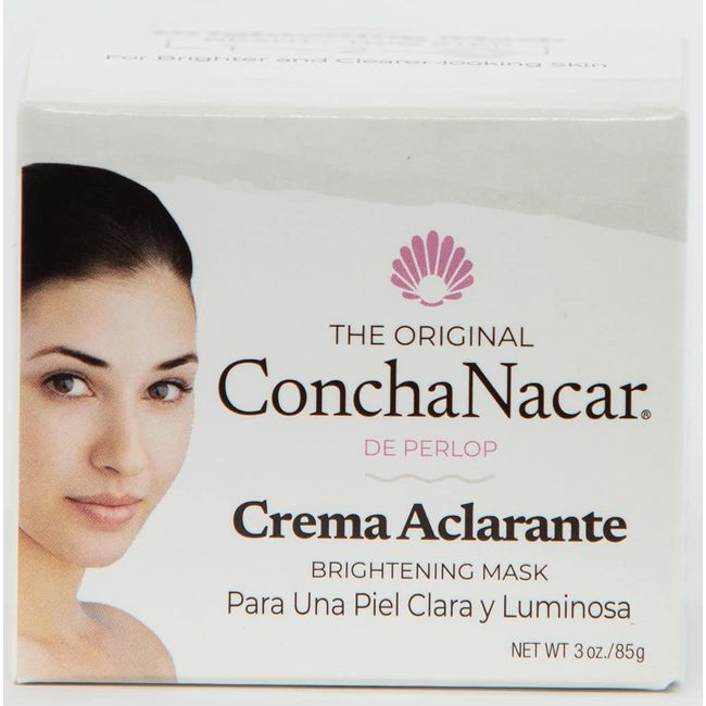 Concha Nacar Crema Aclarante No.3, Brightening Mask 3 oz (Pack of 6) Reduces Appearance Of Spots And Scars