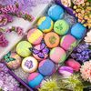 Bath Bombs Gift Set DUAIU 14Pcs Bath Bombs for Women Relaxing, Organic Bath Bombs with Natural Essential Oil, Bath Gift Set for Her/Him, Kids, Wife, Girlfriend, Mother, Dad