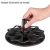 FlagShip 4 Tier Coffee Pod Holder Carousel for Vertuo 4 Tier black