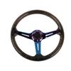 Universal 350mm Deep Dish Vip Black Crystal Bubble Neo Spoke Steering Wheel