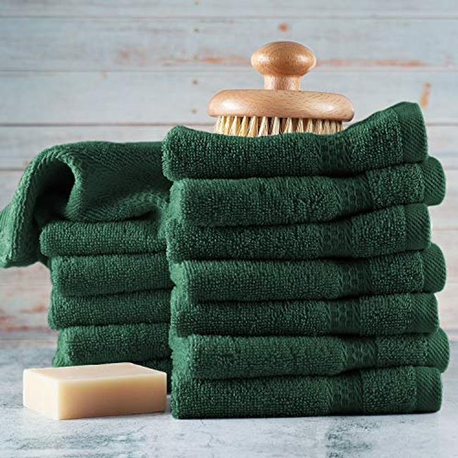 Hearth & Harbor Bath Towels for Bathroom - 100% Ring Spun Cotton Luxury Bathroom Towels - Ultra Soft & Highly Absorbent Bath Towels Set, 6 Piece Set