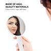 Frcolor Hand Mirror, Hand Mirror, Makeup Mirror, Handheld Simple, Portable Mirror, Round Compact, For Home Use, Travel, Portable Mirror, Stylish (White)